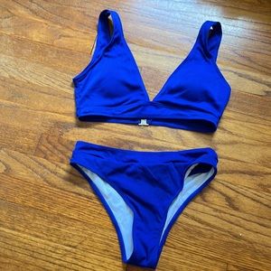 SHEIN size M high waisted bikini.